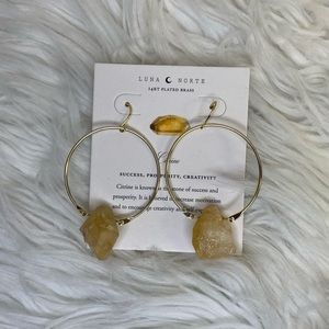 14K Gold Plated Loop Earrings